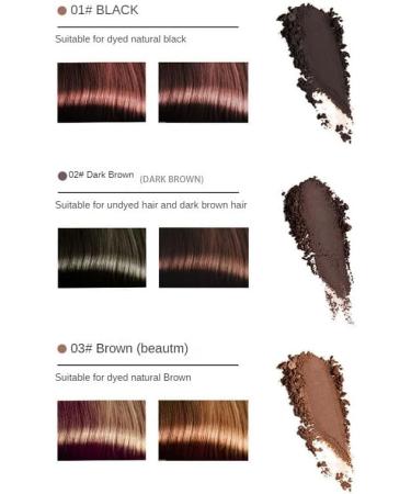 Hairline Powder Stick Waterproof Hair Root Concealer for Thinning Hair Roots Touch Lasting and Fast Coverage of Hair Roots (4) - Buy Online on GoSupps.com