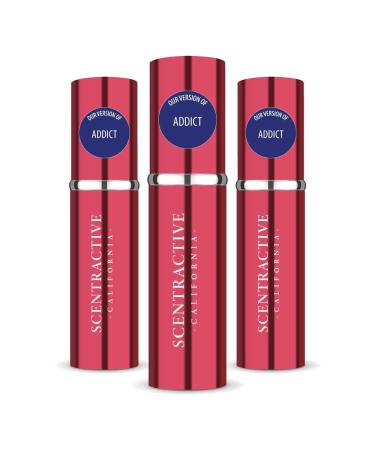 CA Perfume Impression of Christian D. Addict For Women Replica Version Fragrance Dupes Concentrated Long Lasting Eau de Parfum Spray Refillable Atomizer Bottle 0.17 Fl Oz/5ml-X3 CHRISTIAN D. ADDICT IMPRESSION 0.51 Fl Oz (Pack of 1)