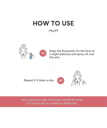  QURA QURA Gulabo Pure Rose Water | Gulab Jal to cleanse and tone | Made in-house using a proprietary extraction method | Paraben-free | For all skin types | 110 ml - Buy Online on GoSupps.com