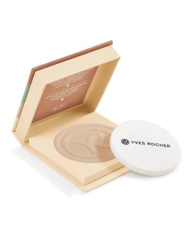 Yves Rocher COULEURS NATURE Compact Powder Ros 100 - Velvety Finish Perfect Skin Blending 10g | International Shipping Available - Buy Online on GoSupps.com