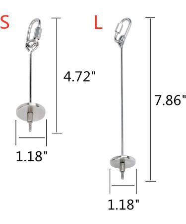 Bird Food Holder Stainless Steel Fruit Vegetable Stick Skewer for Parrots Cockatoo Cockatiel Cage Treating Tool 2 PCS-L - Buy Online on GoSupps.com