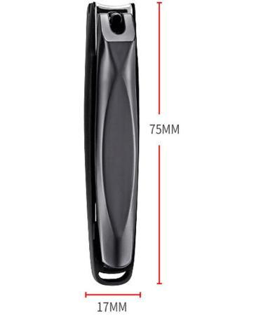UNbit Nail Clipper 1PC New Creative Black Stainless Steel Nail Clippers Diagonal Anti-Splash Waterproof Professional Nail Trimmer - Buy Online on GoSupps.com