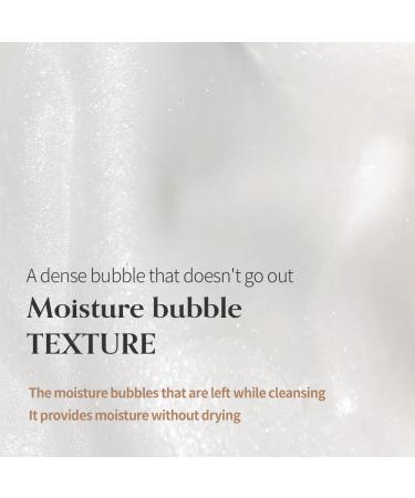 Amill Super Grain Bubble Foam (200ml/6.76fl.oz) - Curelty Free Gentle Micro bubble Facial Cleanser with Multi Grain Extracts for Hydrated Soft Skin - Buy Online on GoSupps.com