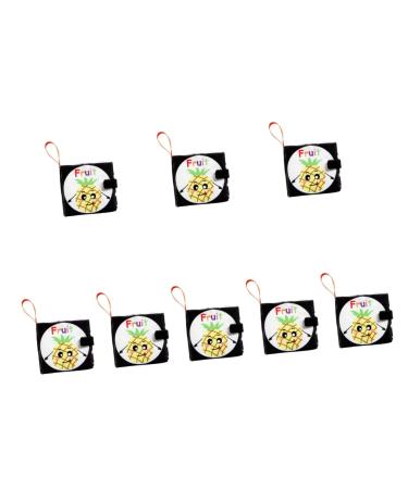 Toyvian 8th fabric book learning toys fabric books for babies pedagogical baby toys baby runs black and white baby toys baby books child peach skin hand account