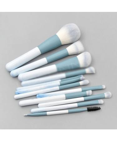 Buy 12-Piece Wooden Handle Makeup Brush Set | Professional Hair & Powder Brushes - International Shipping Available - Buy Online on GoSupps.com