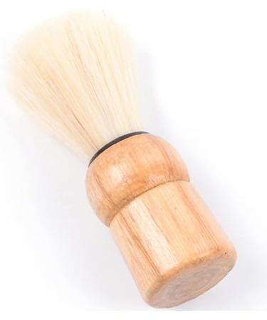KINDOYO Neck Duster Brush - Professional Barber Hairdressers Brush Soft Hair Sweep Cleaning Brush with Wooden Handle for Barber Shop Household Style 2 - Buy Online on GoSupps.com