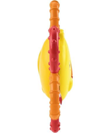 Fisher-Price Take & Teethe Lion Rattle Toy - Yellow Orange | 3M+ Baby Toy - Buy Online on GoSupps.com