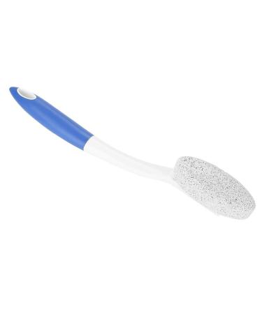 Premium Long Stem Foot Brush & Bimsstein - Removes Dead Skin Cleans & Massages Feet | Best Foot Care Tool for Healthy Skin - Buy Online on GoSupps.com