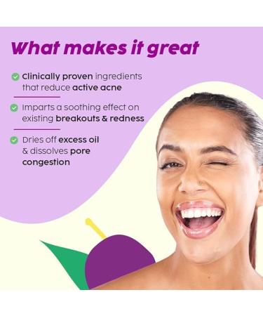 Salicylic Acid Jamun Face Wash Gel for Acne & Oil Control | 100ml Cleanser for Oily Skin | Breakout Treatment for Men & Women - Buy Online on GoSupps.com