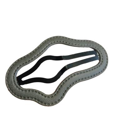 xbiez Traceless Hair Clip Harajuku Style Leather Cloud Shaped Hairpin Girl Barrettes Side Clip Snap Pin Female Hair Decoration Gray
