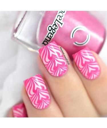 Whats Up Nails B002 Water Marble Stamping Plate for Nail Art - Perfect for Flawless Designs - Buy Online on GoSupps.com