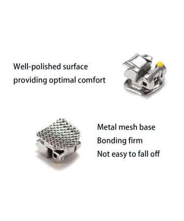 Dental Orthodontic Self-Ligating Metal Brackets - ROTH 022 3 with Hooks | Premium Passive Dental Metal Braces for Global Shipping - Buy Online on GoSupps.com