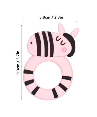 Silicone Baby Teether - Portable Teething Toy | Safe & Soft for Babies - International Shipping Available - Buy Online on GoSupps.com