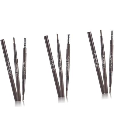 FOYTOKI 3pcs 2 1 Eyebrow Brush Eyebrow Makeup Waterproof Eyebrow Pen Brow Pencil Microblading Pen Stand - Buy Online on GoSupps.com