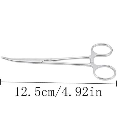 WYSUMMER Stainless Steel Pet Ear Hair Forceps Scissors (12.5CM Bent) - Dog Cat Grooming Tool - Buy Online on GoSupps.com