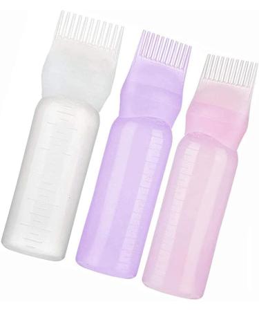 POFET Comb Applicator Bottle | Graduated Scale for Hair Dye & Scalp Treatment | Essential Tool for Perfect Application - Buy Online on GoSupps.com