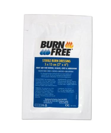 Burnfree 0206 BurnFree Sterile burn and wound compresses 5 x 15 cm