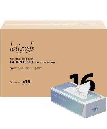 Soft tissue - 16 packs - 4 layers 90 sheets p Pack - soft and damp - silky and moisture -giving - suitable for sensitive skin - repeated wiping without pain and redness