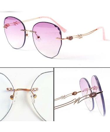 Buy Efarma Borderless Glasses - Pink Rhinestone-Metal Repair Parts & Spare Arms | International Shipping Available - Buy Online on GoSupps.com