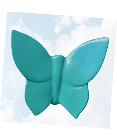 Yardenfun Home Decor Butterflies Ceramic Decor Wall Pendant Decor Decorate Wall Hanging Household 10*7.8cm Blue - Buy Online on GoSupps.com