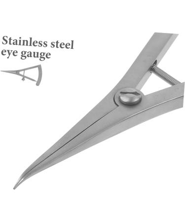 FRCOLOR Orbital Measuring Device Dental Caliper Bone Mapping Dental Instrument Eyelid Measuring Rulers Microblading Ruler Eyebrow Ruler Eye Gauge Positioning Ruler Cosmetic Stainless Steel - Buy Online on GoSupps.com