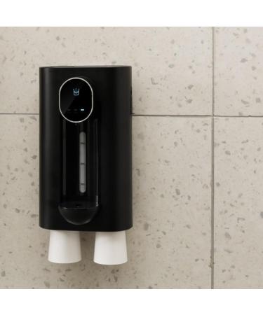 Shop HPLIVE Automatic Mouth Rinsing Device - Contactless Oral Flushing 540 ml Magnetic Cups 3 Dosing Levels (Black) - International Shipping Available - Buy Online on GoSupps.com