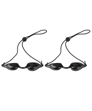 ZJchao 2pcs IPL Laser Protection Eye Goggles for LED Freckle Removal Black Goggles Blocking Red Safety Glasses for LED Freckle Removal Black for Laser Hair Removal and Cosmetology Opera
