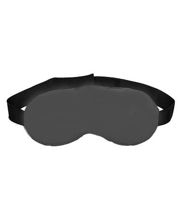 Morgan Home Weighted Sleeping Eye Mask - 0.5 lbs Eye Mask for Relaxing Sleep with Adjustable Expandable Headband for Adults (Grey)