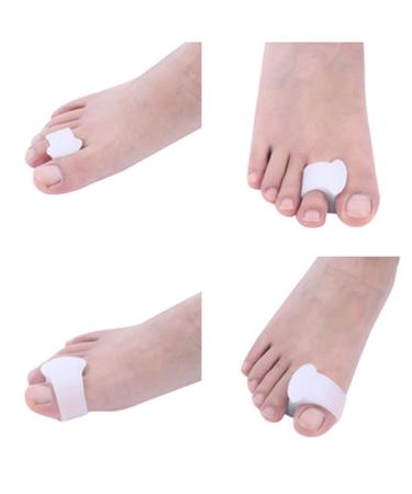 Toe Separators/Corrector gLoaSublim 1 Pair Silicone Bunion Corrector Toe Separator Straightener Pain Relief Tool