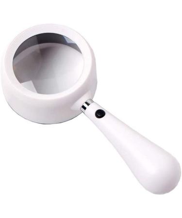 Magnifying Glasses for Hobbies Reading Magnifier Hand-held Lightweight LED Lights 20 Times HD Repair Recognition Elderly Students Children Reading Magnifying Glass Vision