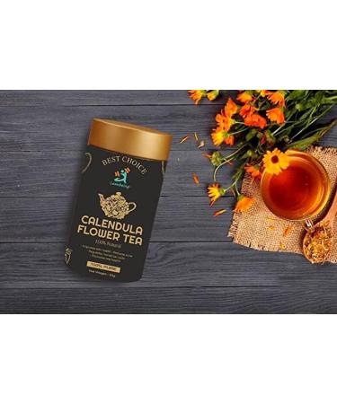 DKM Leanbeing Calendula Flower Tea 30g - Promotes Healthy Skin, Reduces Acne, Supports Oral Health - Buy Online on GoSupps.com