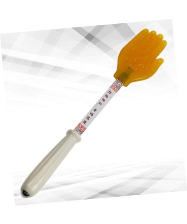 Healeved 2-Piece Face Massage Tools | Facial Roller & Cleaning Device | Muscle Roller Stick - White & Orange - 34x6cm - International Shipping Available - Buy Online on GoSupps.com