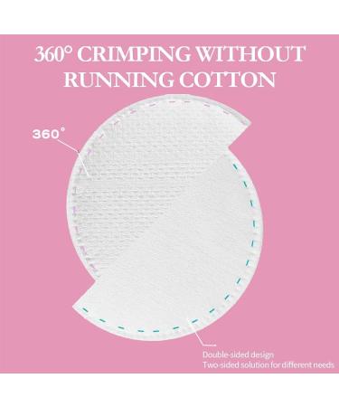YUYDYU Cotton Pads Makeup Remover - 100 Cosmetic Cotton Rounds for Face Cleaning | Soft & Absorbent Cleaning Pads - Perfect for All Skin Types - Buy Online on GoSupps.com