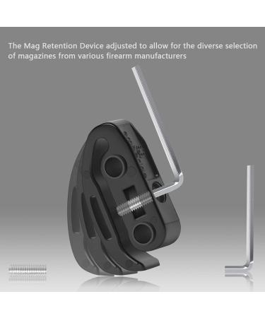 Amberide Universal Mag Carrier IWB/OWB KYDEX Magazine Holster Fit - Black Carbon Fiber - 9mm/.40 Double Stack Mag Carrier - Buy Online on GoSupps.com