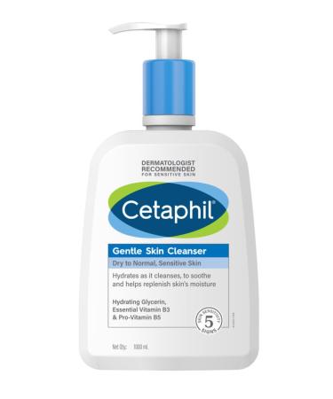 Cetaphil Gentle Skin Cleanser 1 Litre 32oz Fresh 33.8 Fl Oz (Pack of 1)