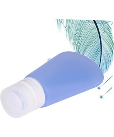 Housoutil 2pcs Shampoo Disposable Containers Silicone Press Bottle Empty Bottle Travel Filling Bluex2pcs Size 1x2pcs - Buy Online on GoSupps.com