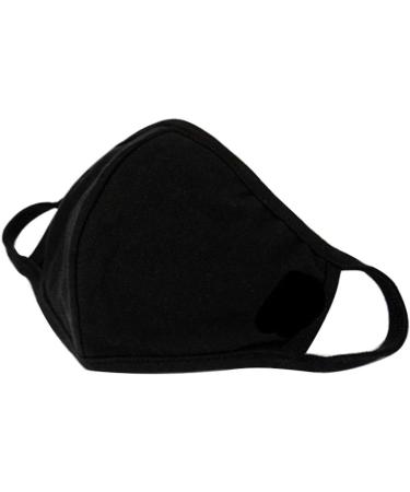 Yijueled 5 Pack Car Cotton Mask Black Reusable Washable Soft Face Masks Basic Cloth Face Mask Unisex Face Cover Mask - Buy Online on GoSupps.com