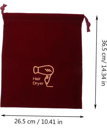 WOONEKY 6 Pcs Storage Bag Drawstring Bag Hair Dryer Travel Bag Hair Dryer Bag Hair Accessory Pouch Fabric - Buy Online on GoSupps.com