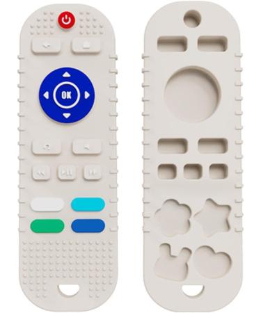 Kawehiop Silicone Baby Kitle - Safe Reliable Remote-Controlled Tooth Toy | Beige 4.5x14 cm - Buy Online on GoSupps.com