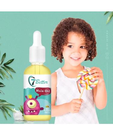 Natural Kids Hair Growth Serum with Black Seed Oil for Strong and Healthy Hair - Extra Strength Formula for Nourishing & Thickening - Buy Online on GoSupps.com