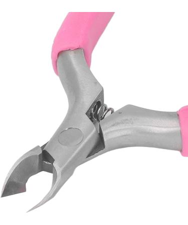 Nail Cuticle Trimmer Hygienic Built-in Spring Cuticle Trimmer with Protective Cover for Nail Salon (Pink) - Buy Online on GoSupps.com