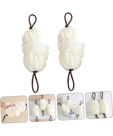Balacoo 4 Pcs Bath Ball - Exfoliating Loofah & Back Scrubber for Soft Skin | International Shipping Available - Buy Online on GoSupps.com