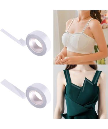 Clear Boob Tape | Strong Double Sided Fabric Tape for Clothes, Dress, Bra, Bikini | 5m/16ft - Buy Online on GoSupps.com