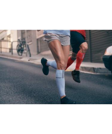CEP Ultralight Compression Calf Sleeves for Men | Compression IV 3.0 | Lava/Grey - Buy Online on GoSupps.com