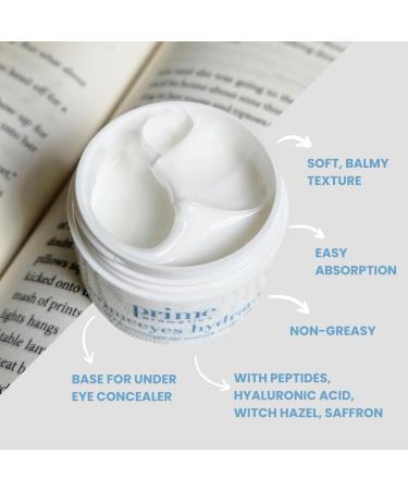 PrimeEyes Hydrate Under Eye Cream for Mature Women | Anti-Aging Dark Circle Treatment & Wrinkle Repair - Soft Glowing Under Eyes - Buy Online on GoSupps.com