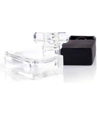 30ML Glass Refillable Perfume Bottle Portable Square Cologne Empty Atomizer Bottle for Travel (Black) - Buy Online on GoSupps.com