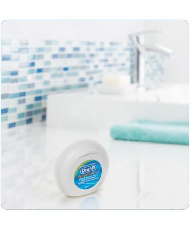 Shop Oral-B Essentialfloss Mint Waxed Dental Floss 50m - Premium Dental Care for Fresh Breath - Buy Online on GoSupps.com
