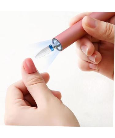 FRCOLOR Sanding Bands for Nail Drill Sanding Rings Grits Electric File Nail Sanders Grinding Head Polisher Professional Sanding Bands Nail Manicure Sanding Bands Light Sheet Pen Style 16.2 1.6cm Rosy Golden - Buy Online on GoSupps.com