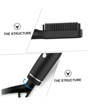 Balacoo Heated Straightening Comb - Hair Straightener Brush & Mustache Iron with Temperature Control | Shop Internationally - Buy Online on GoSupps.com