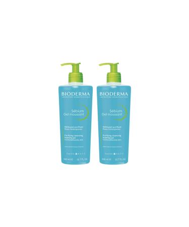 Bioderma Sebium | Sebium Foaming Gel | Foaming cleanser | Cleanse Moisturise & Purify | Removes impurities and excess sebum | Combination & Oily Skin|Face & Body | Lot de 2